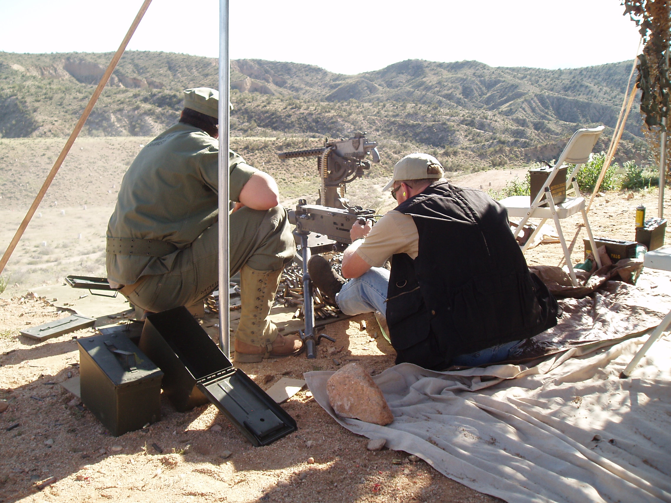 Shooting the M2 50 BMG