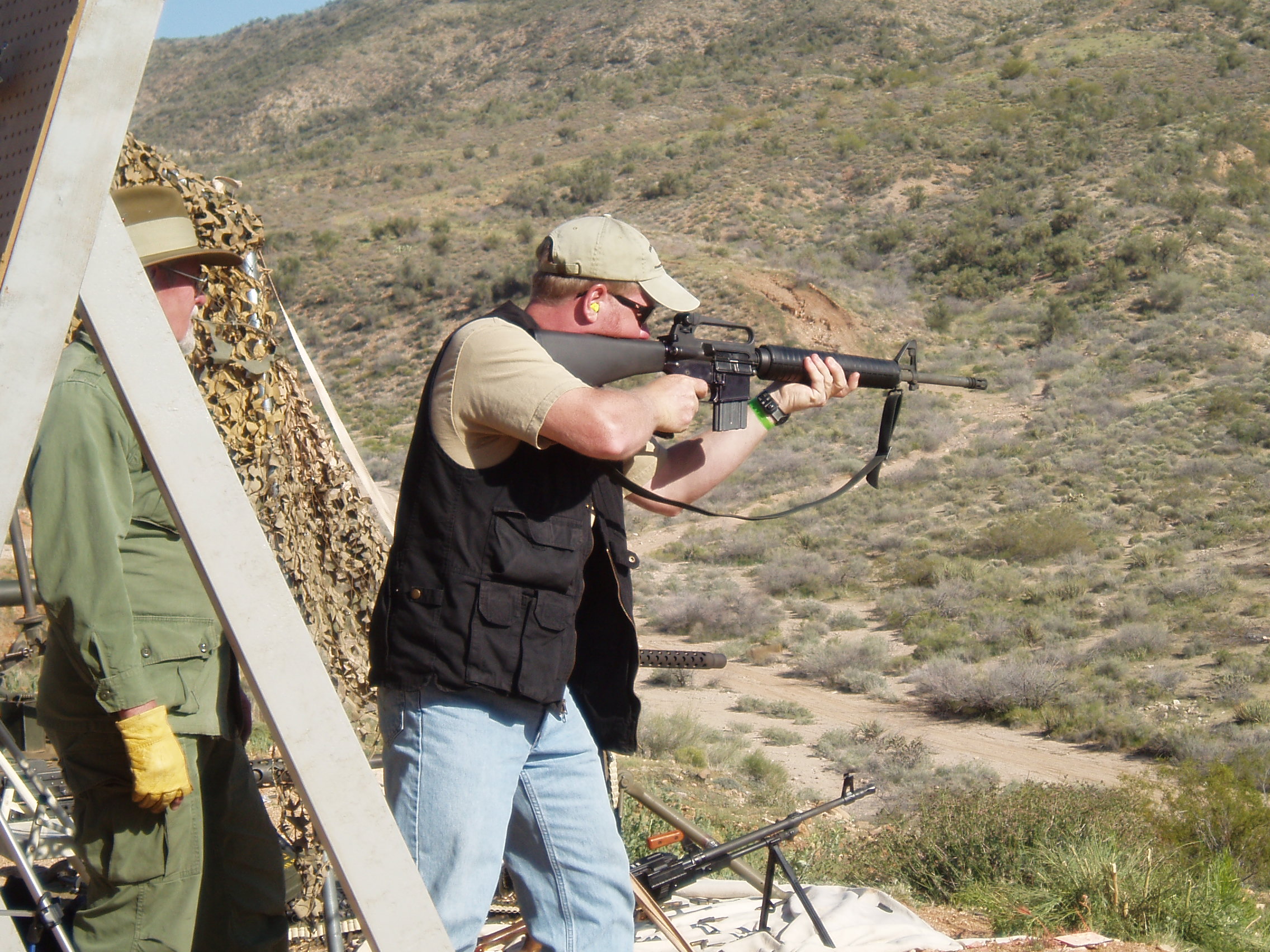 Shooting M16 at Big Sandy Shoot